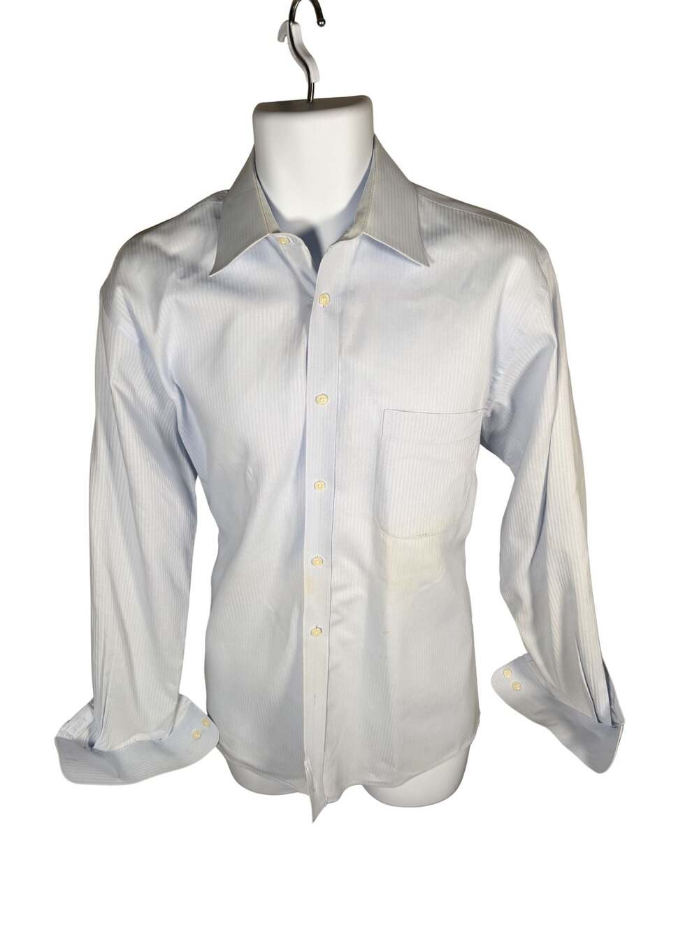 Nicole Miller New York Men's Light Blue Dress Shirt